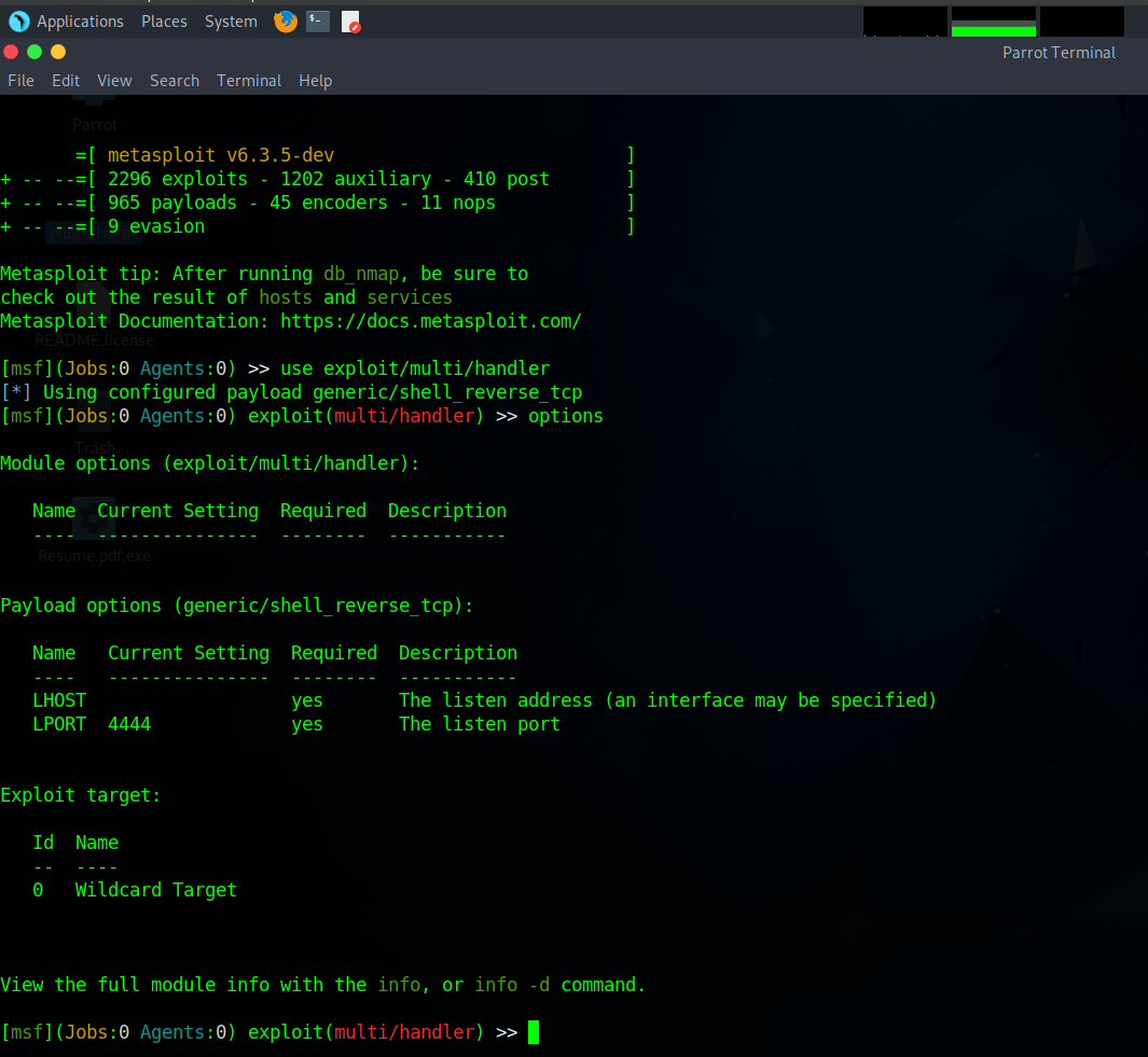 Payload Options Configuration